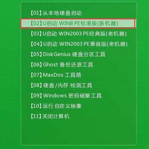 u启动怎么装win8系统