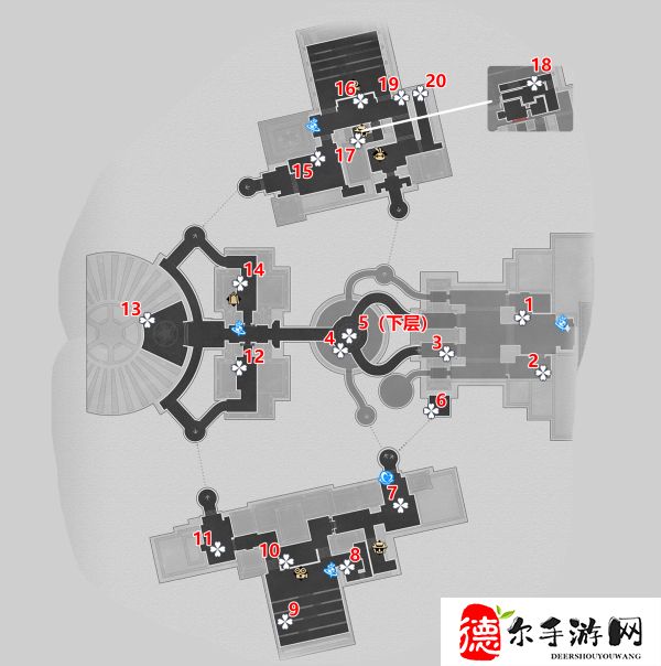 星穹铁道克劳克影视乐园折纸小鸟位置大全