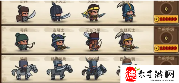 三国群英传国战版士兵进阶攻略